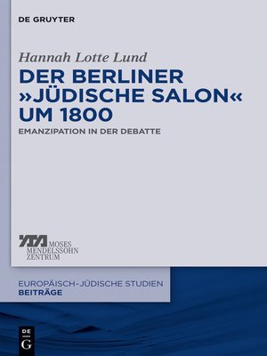 cover image of Der Berliner „jüdische Salon" um 1800